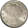 Image 1 : 1887 5C MS66 PCGS. Ex: Baxi. Traces of repunching can 1887[5C] MS66 PCGS.