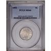 Image 3 : 1893 5C MS66 PCGS. Potent luster and clean surfaces co 1893[5C] MS66 PCGS.