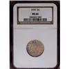 Image 3 : 1910 5C MS66 NGC. Layers of olive and apricot-gold ton 1910[5C] MS66 NGC.
