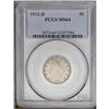 Image 1 : 1912-D 5C MS64 PCGS. Although not fully struck, this e 1912-D[5C] MS64 PCGS.