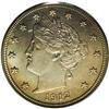 Image 1 : 1912-S 5C MS65 PCGS. One in an impressive run of Gem e 1912-S[5C] MS65 PCGS.