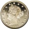 Image 1 : 1883 5C No Cents PR67 Cameo NGC. Heavily frosted devic 1883[5C] No Cents PR67 Cameo NGC.