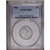 Image 1 : 1901 5C PR67 PCGS. Fully struck and seemingly pristine 1901[5C] PR67 PCGS.
