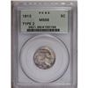 Image 1 : 1913 5C Type Two MS66 PCGS. A thoroughly lustrous hone 1913[5C] Type Two MS66 PCGS.