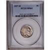 Image 1 : 1917-D 5C MS64 PCGS. Both sides exhibit a hard, satiny 1917-D[5C] MS64 PCGS.