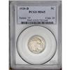 Image 3 : 1920-D 5C MS65 PCGS. Bright, satiny luster underlies s 1920-D[5C] MS65 PCGS.