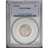 Image 1 : 1924-D 5C MS64 PCGS. This conditionally scarce D-Mint 1924-D[5C] MS64 PCGS.