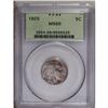 Image 1 : 1925 5C MS66 PCGS. Steel-gray and golden toning enrich 1925[5C] MS66 PCGS.