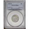 Image 1 : 1925-D 5C MS64 PCGS. Delicate steel-green toning, shad 1925-D[5C] MS64 PCGS.