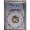 Image 1 : 1927-D 5C MS64 PCGS. Somewhat softly struck with satin 1927-D[5C] MS64 PCGS.