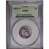 Image 1 : 1935-D 5C MS66 PCGS. Plum, champagne-rose, and sky-blu 1935-D[5C] MS66 PCGS.