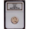 Image 1 : 1954-S/D 5C MS66 NGC. FS-033. The base of the D mintma 1954-S/D[5C] MS66 NGC.