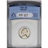 Image 1 : 1941 5C PR67 ANACS. A brilliant Superb proof with fain 1941[5C] PR67 ANACS.