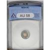 Image 1 : 1834 H10C AU58 ANACS. V-4, LM-4, R.1. Late die state w 1834[H10C] AU58 ANACS.