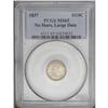 Image 3 : 1837 H10C Large Date MS65 PCGS. Two date varieties are 1837[H10C] Large Date (Curl Top 1) MS65 PCGS.
