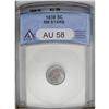 Image 1 : 1838 H10C Small Stars AU58 ANACS, deep forest-green, r 1838[H10C] Small Stars AU58 ANACS,