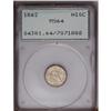 Image 1 : 1862 H10C MS64 PCGS. Well struck on the Seated Liberty 1862[H10C] MS64 PCGS.