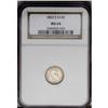 Image 1 : 1863-S H10C MS64 NGC. A difficult Civil War era issue 1863-S[H10C] MS64 NGC.