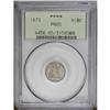 Image 1 : 1873 H10C PR65 PCGS. A delicate mix of pastel cobalt-b 1873[H10C] PR65 PCGS.