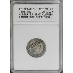 1805 10C 4 Berries--Cleaned, Lamination, Scratched--AN 1805[10C] 4 Berries--Cleaned, Lamination, Scr