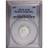 Image 1 : 1837 10C Large Date AU50 PCGS. This nearly untoned No 1837[10C] Large Date AU50 PCGS.
