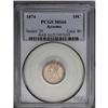 Image 3 : 1874 10C Arrows MS66 PCGS. Fortin-108, as best we can 1874[10C] Arrows MS66 PCGS.