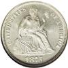 Image 1 : 1875 10C MS67 NGC. A glittering Gem Seated dime type c 1875[10C] MS67 NGC.