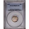 Image 1 : 1871 10C PR64 Cameo PCGS. Golden-brown, apple-green, a 1871[10C] PR64 Cameo PCGS.