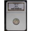 Image 1 : 1896 10C MS65 NGC. This vividly toned Gem displays iri 1896[10C] MS65 NGC.