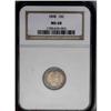 Image 3 : 1898 10C MS68 NGC. An intensely toned Superb Gem with 1898[10C] MS68 NGC.