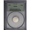 Image 1 : 1901 10C MS65 PCGS. A lustrous, lovely, and lightly to 1901[10C] MS65 PCGS.