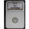 Image 1 : 1906 10C MS66 NGC. Ocean-blue dominates the obverse, w 1906[10C] MS66 NGC.