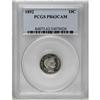 Image 1 : 1892 10C PR63 Cameo PCGS. The fields show unfathomable 1892[10C] PR63 Cameo PCGS.