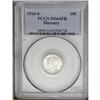 Image 1 : 1916-S 10C MS64 Full Bands PCGS. Appealing light-silve 1916-S[10C] MS64 Full Bands PCGS.