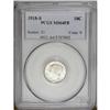 Image 1 : 1918-S 10C MS64 Full Bands PCGS. Well struck with brig 1918-S[10C] MS64 Full Bands PCGS.