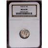 Image 1 : 1920-D 10C MS64 Full Bands NGC. The silver-blue surfac 1920-D[10C] MS64 Full Bands NGC.