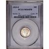 Image 1 : 1923-S 10C MS64 Full Bands PCGS. Speckles of reddish-g 1923-S[10C] MS64 Full Bands PCGS.
