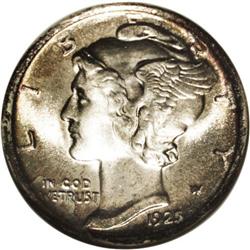 1925-D 10C MS66 Full Bands NGC. A gorgeous Gem with sa 1925-D[10C] MS66 Full Bands NGC.