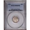 Image 1 : 1931 10C MS66 Full Bands PCGS. A scarcer date from the 1931[10C] MS66 Full Bands PCGS.