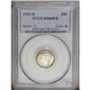 Image 1 : 1935-D 10C MS66 Full Bands PCGS. The most difficult of 1935-D[10C] MS66 Full Bands PCGS.