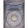 Image 1 : 1947 10C MS67 Full Bands PCGS. Frost-like surfaces exh 1947[10C] MS67 Full Bands PCGS.