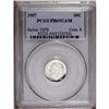 Image 1 : 1957 10C PR69 Cameo PCGS. Brilliant except for a few f 1957[10C] PR69 Cameo PCGS.