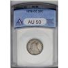 Image 3 : 1875-CC 20C AU50 ANACS. Lustrous for the grade despite 1875-CC[20C] AU50 ANACS.