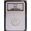 Image 1 : 1875-S 20C MS63 NGC. Mostly brilliant with bright, fro 1875-S[20C] MS63 NGC.