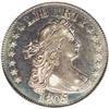 Image 1 : 1805 25C AU50 PCGS. B-3, R.1. Deep aquamarine colorati 1805[25C] AU50 PCGS.