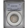 Image 1 : 1828 25C VF35 PCGS. B-1, R.1. Waves of golden-brown an 1828[25C] VF35 PCGS.