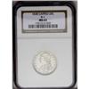Image 1 : 1838 25C MS62 NGC. B-1, R.1. Essentially untoned with 1838[25C] MS62 NGC.