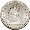 Image 1 : 1854 25C Arrows MS64 NGC. This near-Gem Arrows, No Mot 1854[25C] Arrows MS64 NGC.