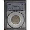 Image 1 : 1876 25C MS64 PCGS. Type Two Reverse. A dusky electric 1876[25C] MS64 PCGS.