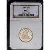 Image 1 : 1865 25C PR63 NGC. This is a delightful proof example 1865[25C] PR63 NGC.